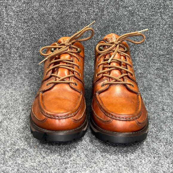 Rockport XCS Boots Men's Size 10 Light Brown Leather Waterproof Gore-Tex Hiking - Picture 2 of 14